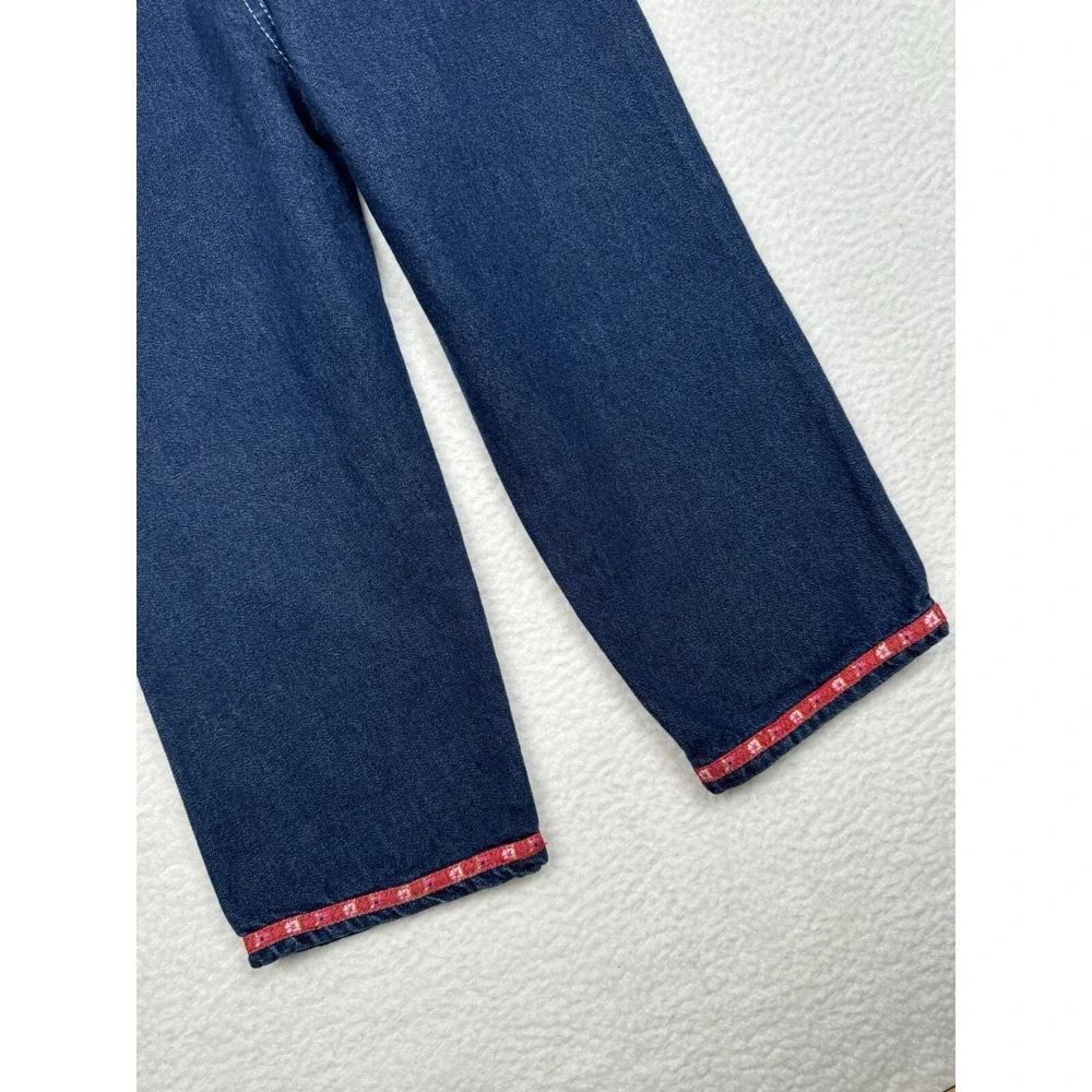 Vintage 90s Clifford The Big Red Dog Denim Overalls - Youth Kids size 4T